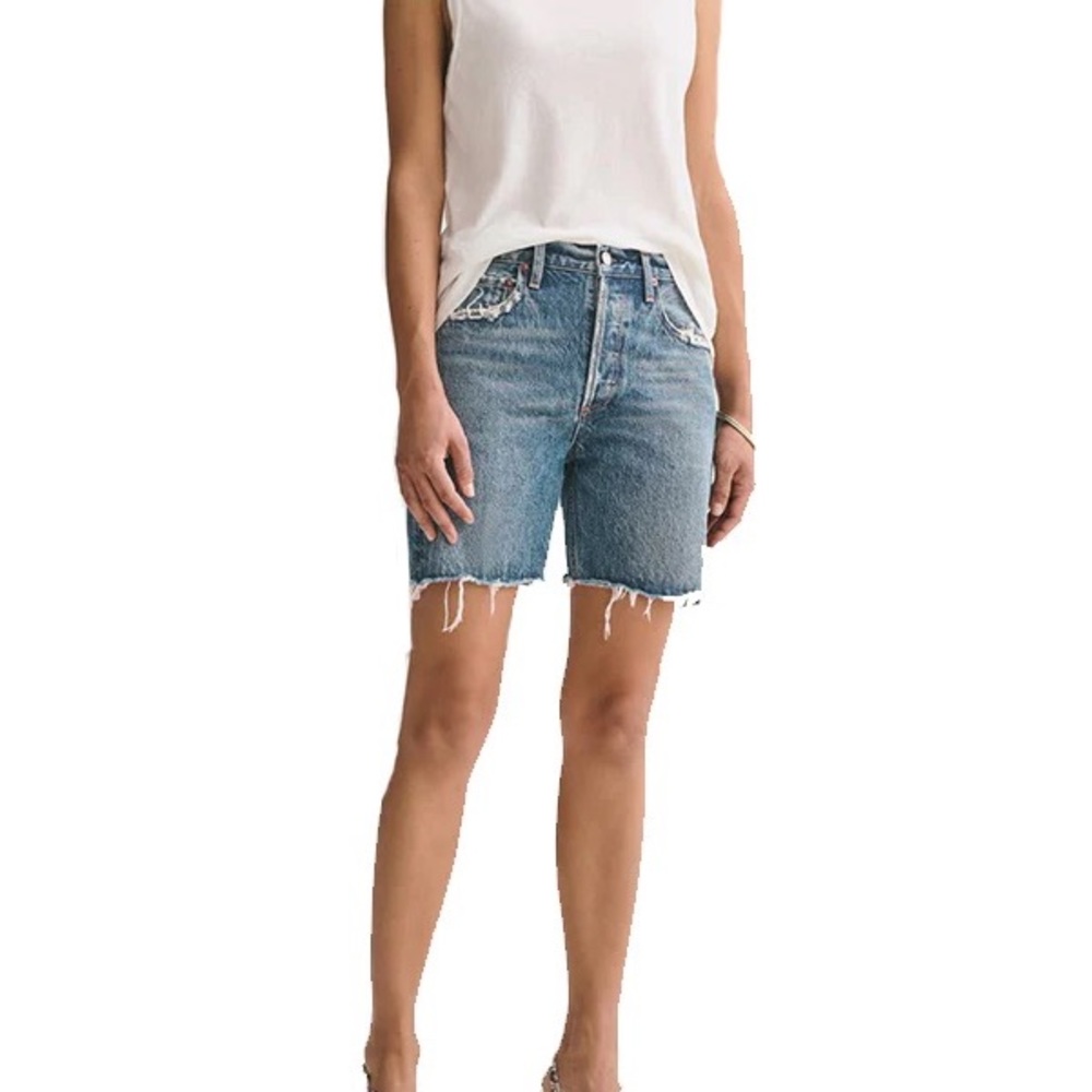 Rumi Mid Length Shorts in Precision - Picture 2 of 4